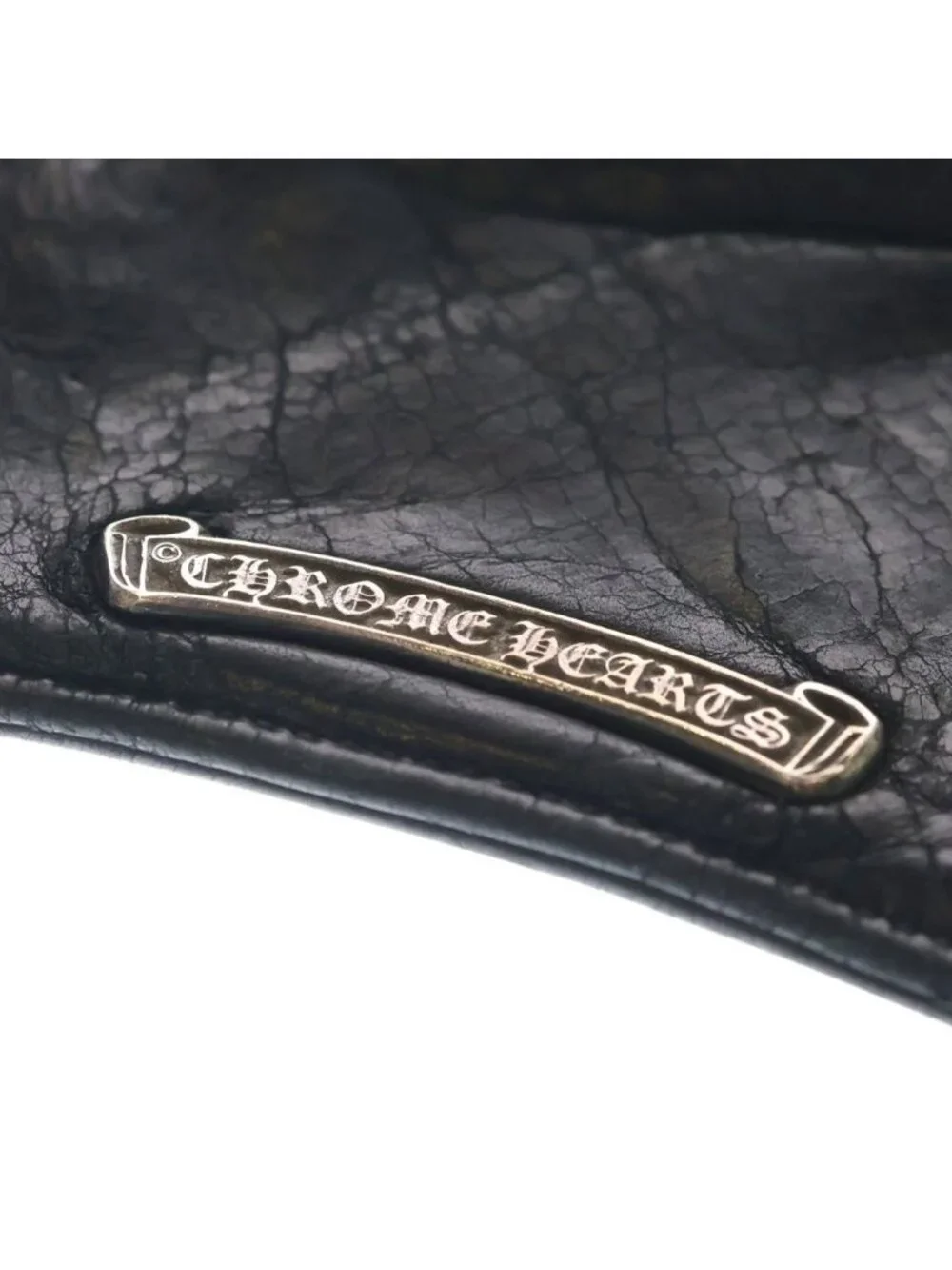 Chrome Hearts Zpr Chng Purse Change Dagger Zip Coin Black